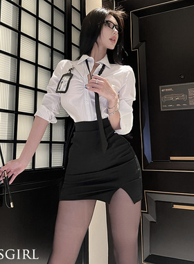 weisgirl性感御姐制服纯欲套装夜场cos麻辣女教师OL办公室秘书装