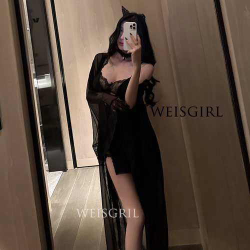 性感气质御姐制服猫女吊带睡裙女