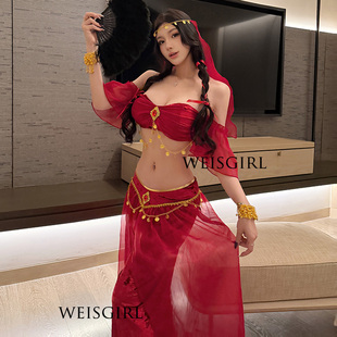 性感希腊女神cos服装肚皮舞异域风情西域歌姬印度舞娘装敦煌服饰