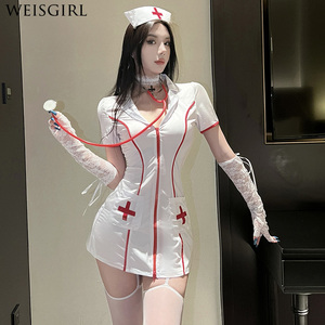 cosplay性感白衣天使夜场纯欲女仆医生套装小胸制服万圣节护士装