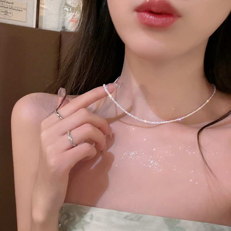 波光粼粼项链2025年女轻奢小众