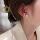 Серьги из стерлингового серебра S925 пробы, женские бриллиантовые супер-сверкающие серьги, женская ниша, высококачественное ощущение питания, проколотые уши, свободное кохлеарное ухо, маленькие костяные ногти mini 3