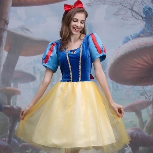 万圣节迪士尼白雪公主裙小红帽成人COSPLAY电影动漫女演出服装