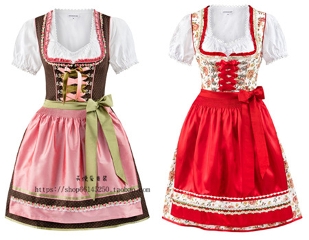 万圣节啤酒妹德国巴伐利亚啤酒节服装女仆装COSPLAY电影演出服装