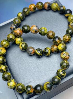 天然原矿雄黄手串水晶饰品