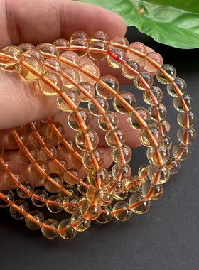 财运手链黄水晶男女饰品