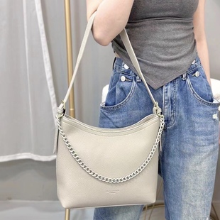 腋下包单肩水桶大容量时尚 女包通勤腋下高颜值气质 托特秋冬高配版