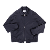 MUSLUN精纺100全羊毛秋冬翻领夹克薄外套 合体版 型