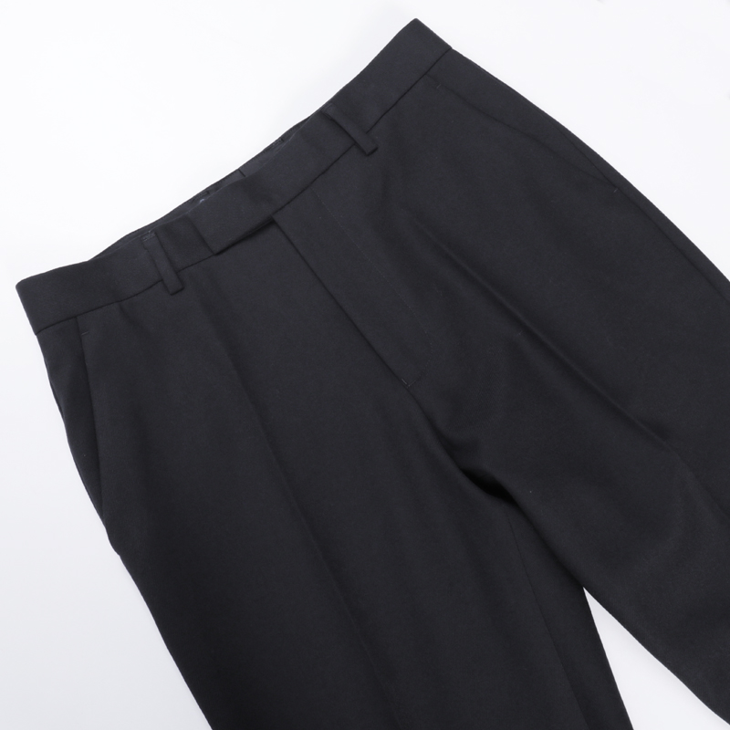 MUSLUN缪伦100羊毛秋冬加厚九分裤修身