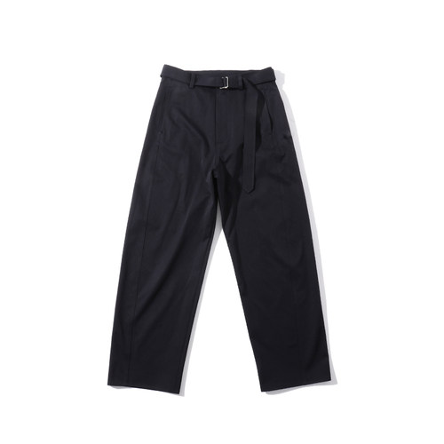 MUSLUN2025新品弯刀裤宽松休闲长裤日本solotex面料