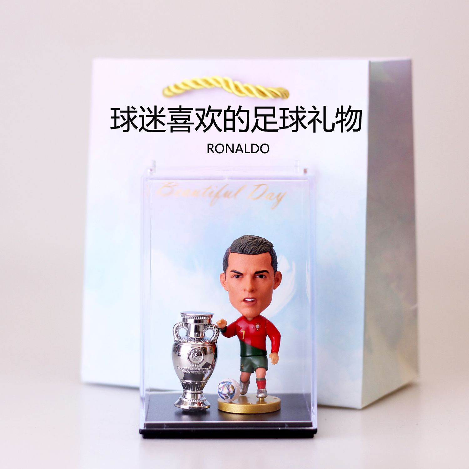 C罗手办皇马葡萄牙周边摆件公仔