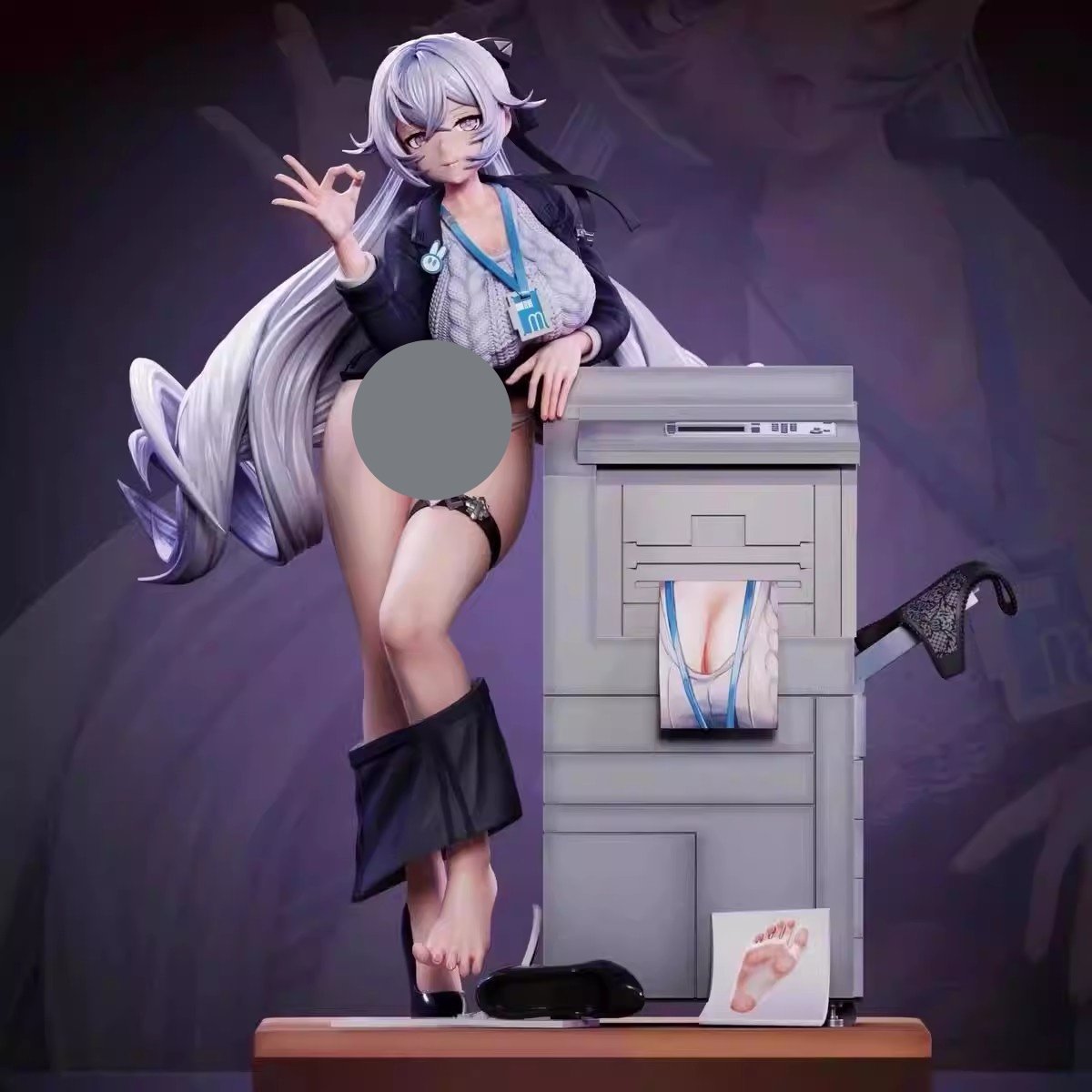 OL鸭鸭模型摆件二次元美少女摆件绝版国产重口手办肉生手办盲盒