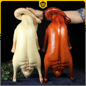 仿真烧鹅模型假菜烧腊烧鸭烧猪腩叉烧肉烤乳猪乳鸽仿真菜厂家定制