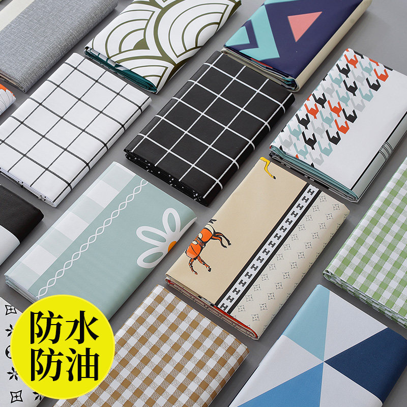 桌布防水防烫防油可擦免洗pvc塑料台布网红ins风格子餐桌布茶几垫,居家布艺,茶几垫,淘宝优惠券,粉丝福利购,淘宝优惠卷