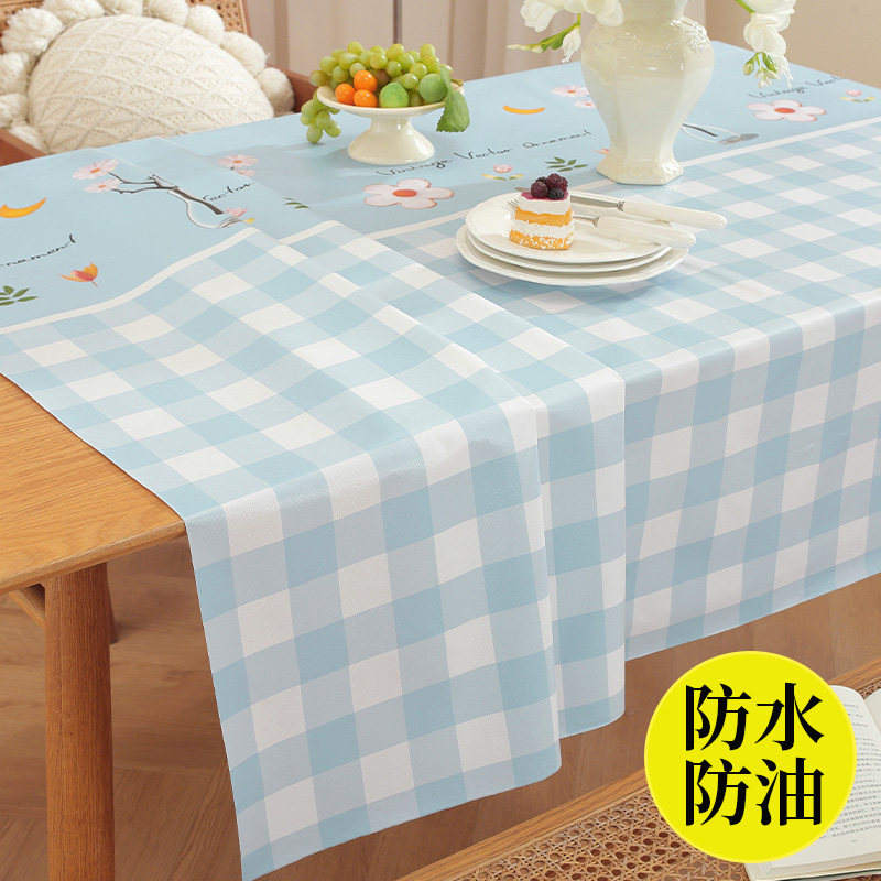 pvc桌布防水防油防烫免洗餐桌布茶几客厅家用长方形网红塑料台布,居家布艺,桌布,淘宝优惠券,粉丝福利购,淘宝优惠卷