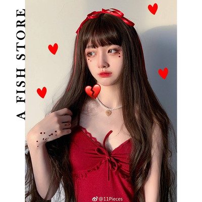 哑光长款卷发齐刘海假发测试推荐