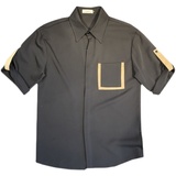 夏季轻熟店主小伙纯色宽松休闲短袖衬衫男衬衣A236-C03-P55-控68，男装T恤，电商A236