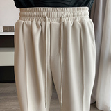 春秋轻熟风小伙新款九分裤华夫格中性韩版宽松A236-K7015-P55，男装休闲裤，电商A236