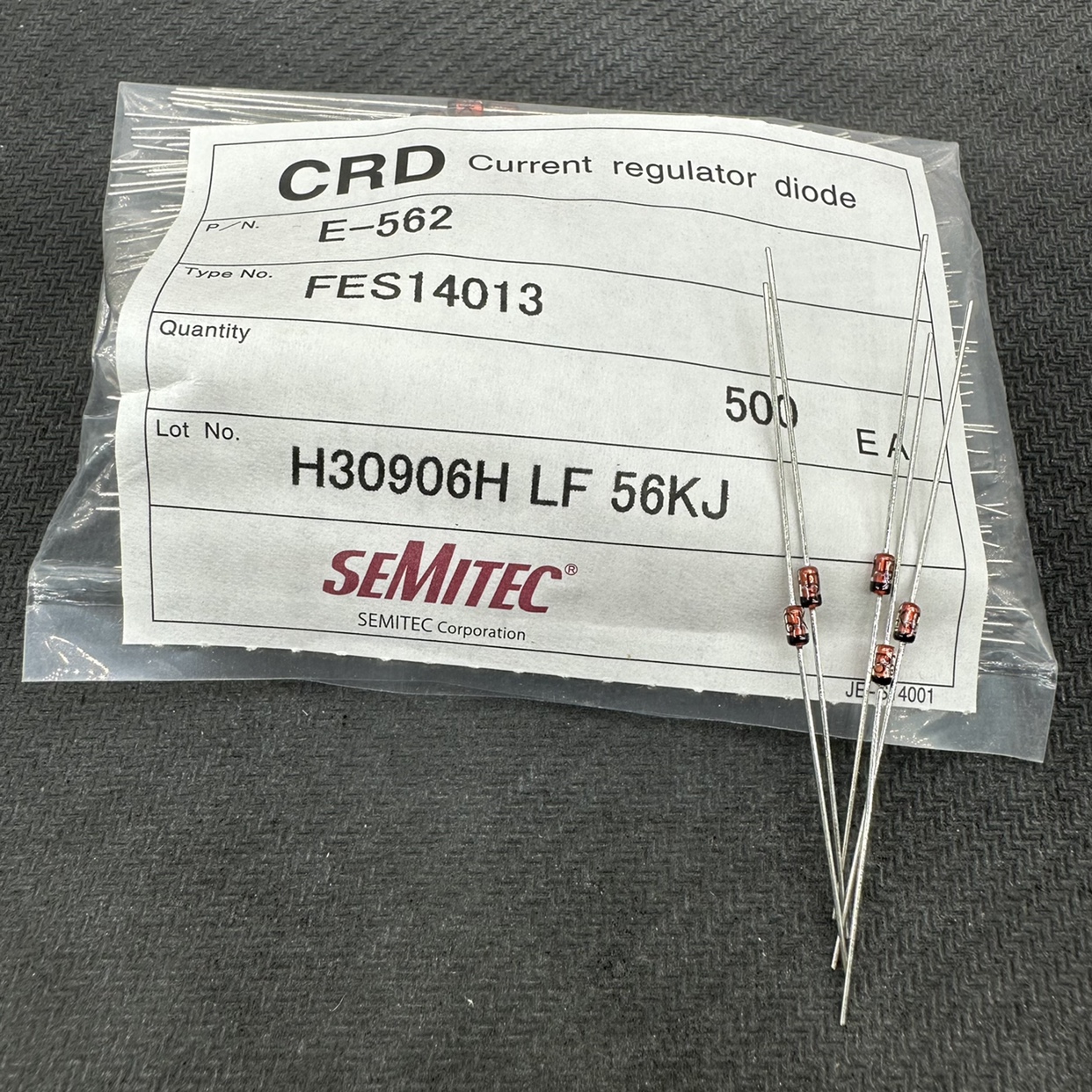 E-562全新原装进口恒流E562二极管SEMITEC直插5.6mA恒流电源管CRD