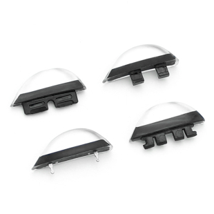 3副眼镜鼻托插入式 硅胶托叶 鼻垫近视板材眼镜配件双插口插脚卡式