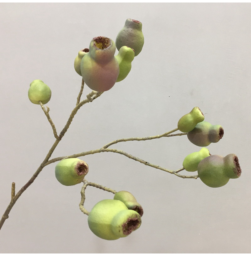 复古美式田园家居装饰花仿真桉树果僵尸果仿真僵尸果豌豆炮仿真