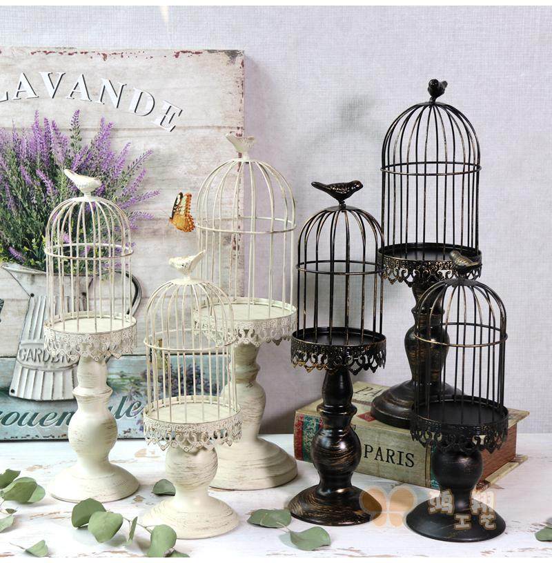 小清新复古做旧 小鸟笼铁艺烛台 家居橱窗装饰工艺摆件 拍摄道具,家居饰品,花桶,淘宝优惠券,粉丝福利购,淘宝优惠卷