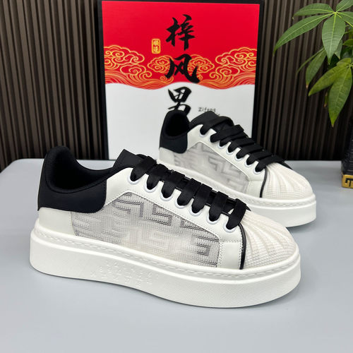 夏季厚底透气男鞋百搭小白鞋板鞋