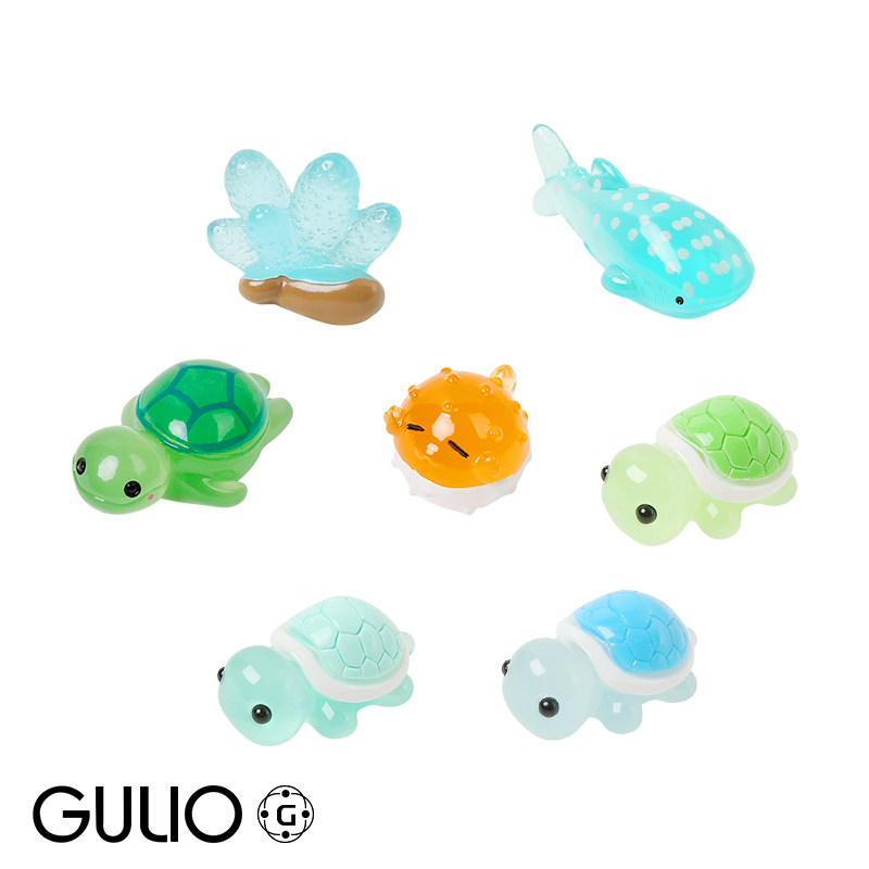GULIO洞洞鞋配饰海洋生物小鞋扣