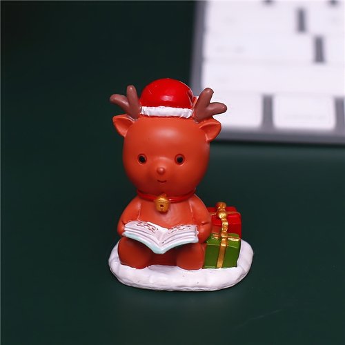圣诞节礼物麋鹿手办桌面装饰创意摆件送朋友圣诞节伴手礼厂家直销