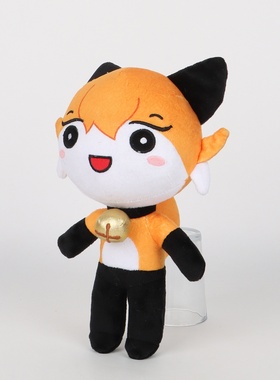 跨境fox ledy plush狐狸女士狐狸精毛绒玩具公仔卡通可爱儿童礼物