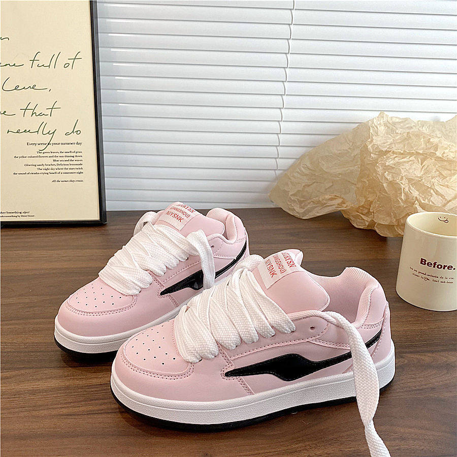 韩版小众粉色面包鞋女童2025春季新款学生百搭休闲板鞋小白鞋潮流,童鞋/婴儿鞋/亲子鞋,板鞋,淘宝优惠券,粉丝福利购,淘宝优惠卷