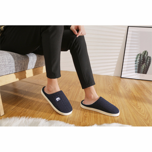 回力鞋棉拖鞋冬季保暖防滑居家鞋男鞋女鞋室内半包跟软底棉拖鞋