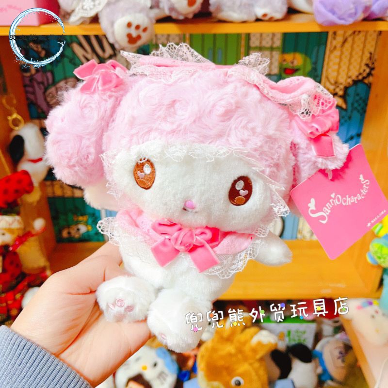 出口日单粉色樱花美乐蒂公仔毛绒玩具玩偶布偶包挂件公仔摆件礼物