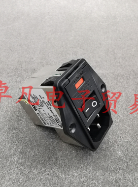 TE Corcom PE0SXDHXB 10A 120/250V 滤波器开关电源插座 泰科