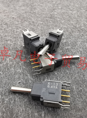 日本产 NKK A-13AB 镀金脚 单联钮子拨动开关 nikkai