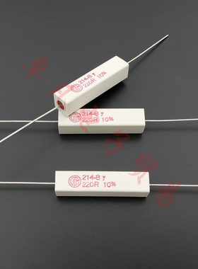 葡萄牙产 VITROHM 220R 10W 214-8 220欧 VTM 水泥 线绕电阻