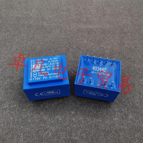 德国产 AVB1.5/2/18 BLOCK 电源变压器 订货链接