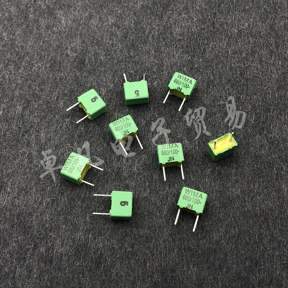 德国产 WIMA FKP2 680pF 100V 威马铜脚薄膜电容器 P5