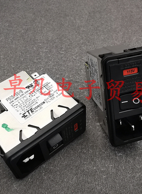 TE Corcom PS0SXSSXB 10A 120/250V 滤波器开关电源插座 泰科