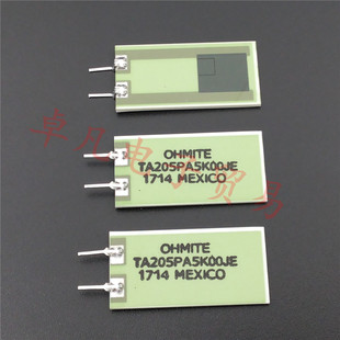 墨西哥 OHMITE 立式无感晶片电阻 TA205PA5K00JE 5K 5W