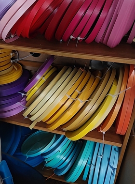 手工编织包diy材料pp打包带1.3cm宽编织带菜篮子编织包材料半斤装