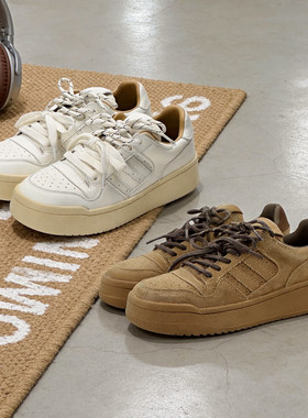 冉言2026春新款厚底复古圆头板鞋女加绒百搭舒适运动休闲鞋