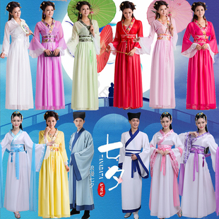 七夕牛郎织女古装嫦娥后羿演出服七夕节仙女cosplay中秋节写真服
