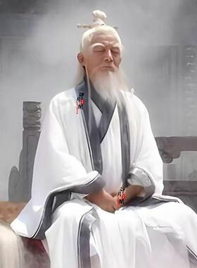 古装男古代老神仙服装太上老君太白金星姜子牙月老道士表演服长袍