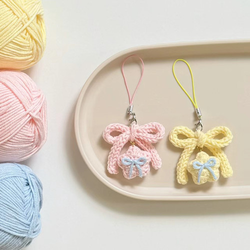 小星星包挂件钥匙扣毛线手工编织diy材料包钩针织解闷礼物自制