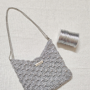 闪银线1mm包芯线fever同款小银线包包色手工包线编织线DIY钩针织