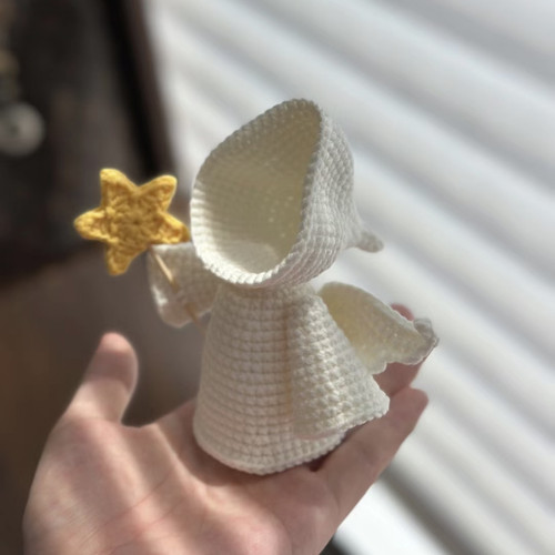 手工万圣节礼死神天使小鬼幽灵编织diy材料包毛线钩针挂件钥匙扣