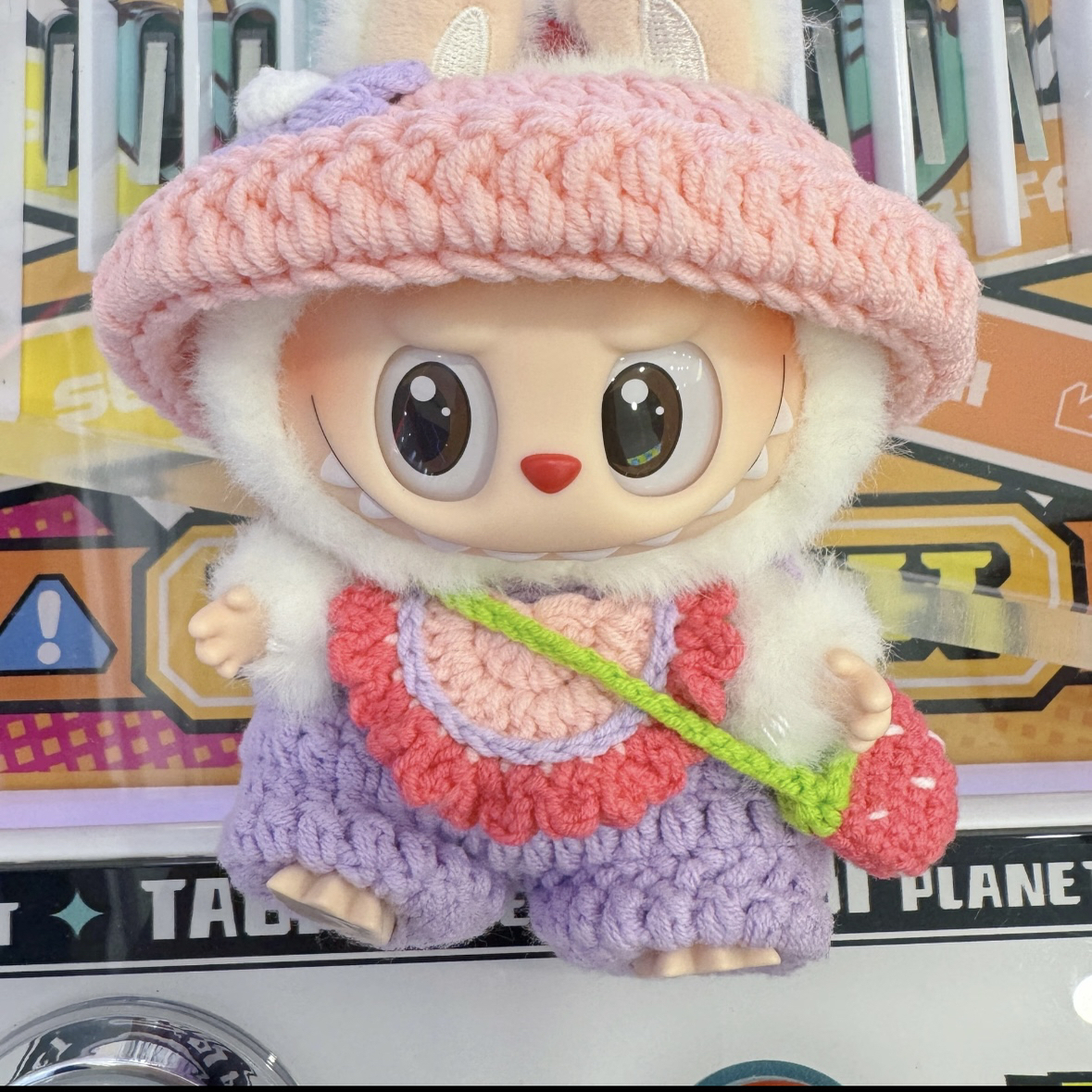 17cm拉布布labubu娃衣毛线手工编织钩针diy材料包礼物玩偶衣服礼