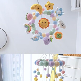 毛线手工diy婴儿床铃钩针编织材料包针织礼物勾孕期打发时间神器