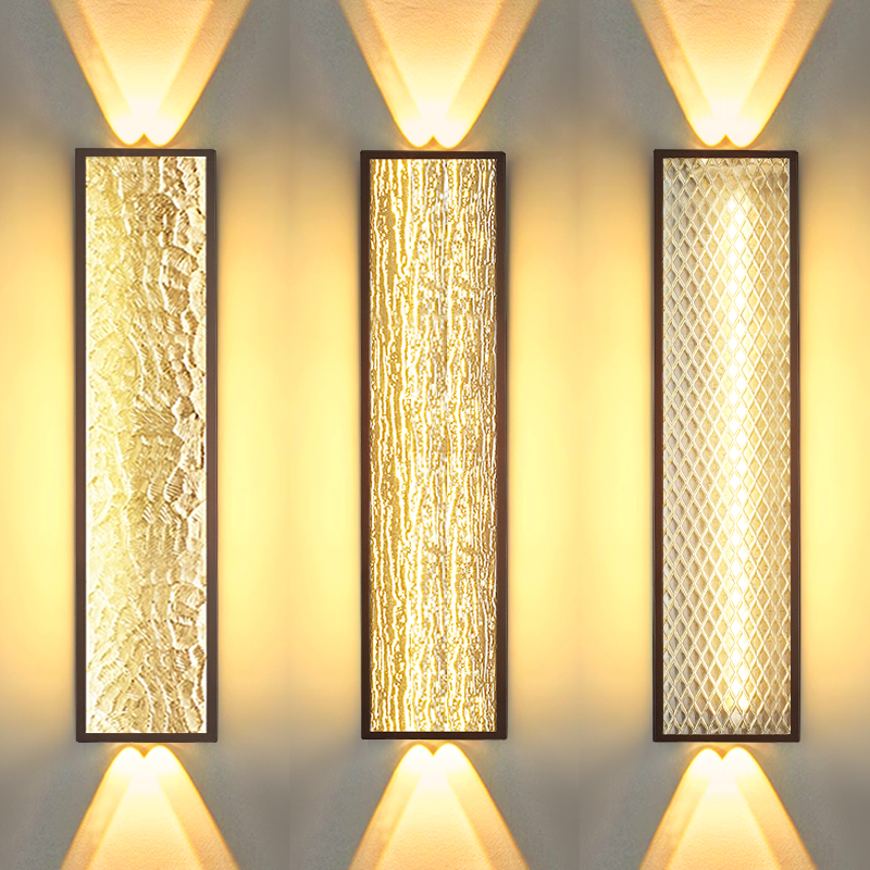 现代简约户外壁灯防水上下射灯